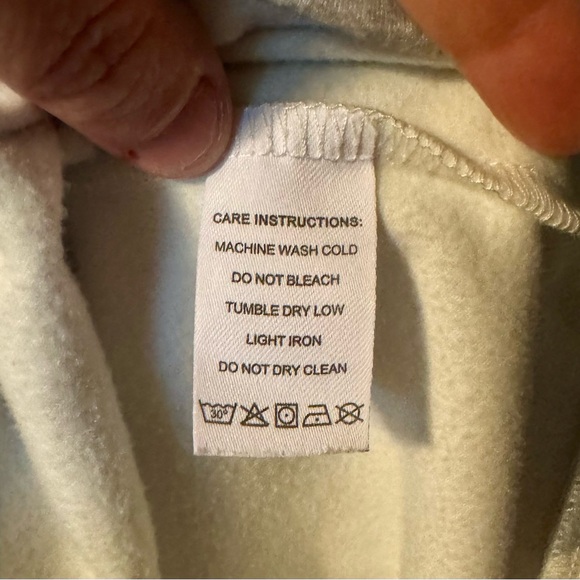 Exclusive ❤️ Long Sleeve Gray with White Polka Dots sz M - Picture 6 of 6